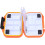 Multi Function Fish Storage Box Double Layer Orange Plastic Box Accessories Fishing Equipment Fishing Accessories Box Set  S Ref: 3691 2