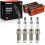 Double Iridium Spark Plugs Compatible with Honda 2015 1