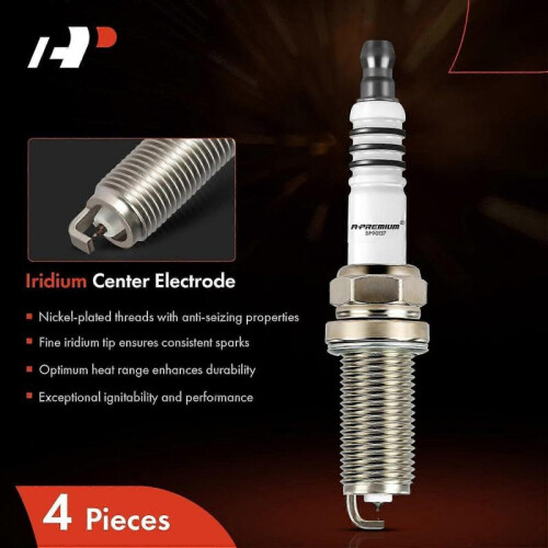 Double Iridium Spark Plugs Compatible with Honda 2015 2