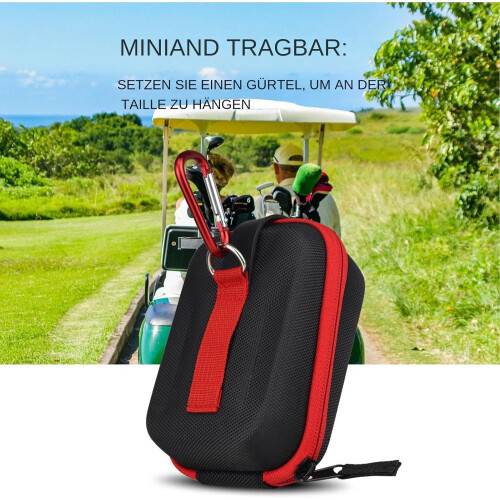 Magnetic Rangefinder Holder, Golf Accessories, High Black Red 2