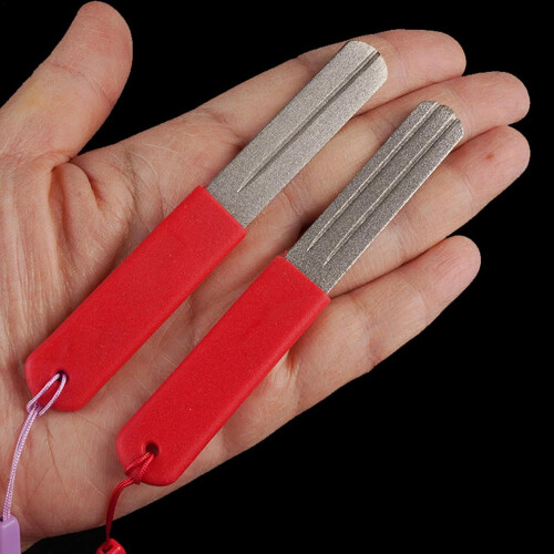 hook sharpener, doublesided sharpening stone, small angler's file 2