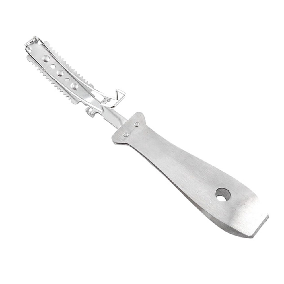 1 Piece Faux Wool Scraper Made Of Stainless Steel Pig Tool For Shaving Meat Hair Razor Pig Hair Remover Scraper Kitchen Rust Steel Silver 6493810099854