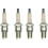 2983 CR6HSA Spark Plug  Pack of 4 2