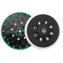 Festool ETS 150 Sanding Pad 6" 150mm Hard for ETS 150/3 EQ, 150/5 EQ & EC 150/3 EQ - 1Pcs Black