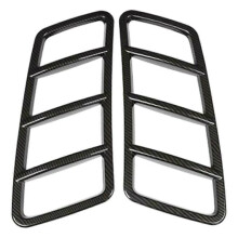2X Carbon Fiber Black Hood Engine Air Vent Cover Trim for Mercedes Benz ML W166 2012-2015 GL X166 20