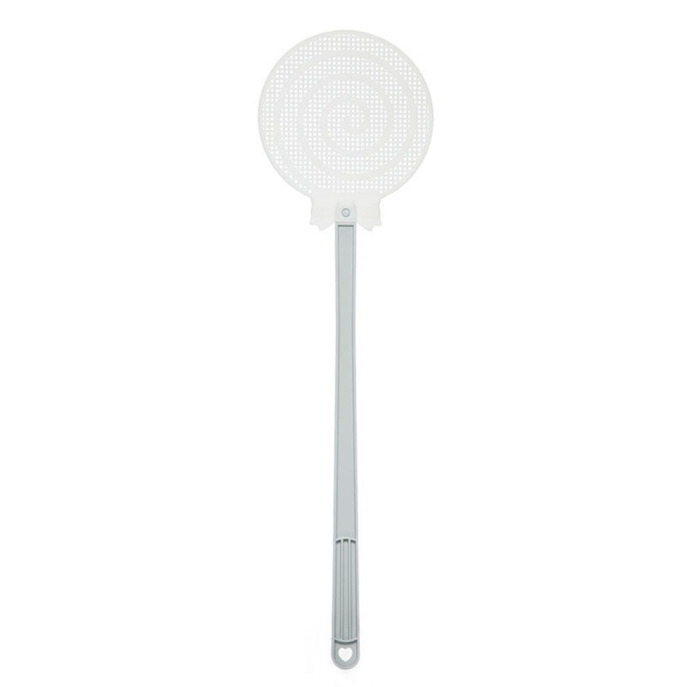 Fly swatter made of net, long plastic handle, mosquito killer, household manual (C) One size fits all C-image-OPC-PJ25NGK-NEW