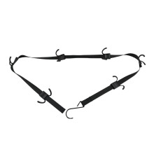 Hockey equipment dryer, storage shelf, hockey equipment, strap, drying rack with 12 hooks, portable soccer catcher, sports equipment organizer