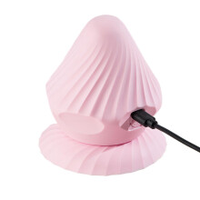 Vibrating massage arch, electric massage ball, 4speed for neck waist back legs relief pink