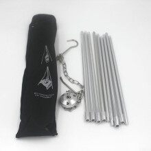 Camping Tripod Board, Support Plate and Adjustable Chain, Cooking Holder, Picnic Hanging Pot Holder for Outdoor Campfire Ref: 2308