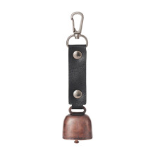 Bear Bell Pet Anti Lost Bell Loud Bear Bell Strong Bear Bell with Leather Bracelet Hiking Gear Travel Bells for Hiking Cycling Fishing Black