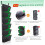 Hanging Grow Bag 6 Pockets Vertical Garden Wall Planter Black 4