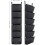 Hanging Grow Bag 6 Pockets Vertical Garden Wall Planter Black 3