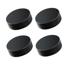 Professional Hockey Pucks Normal Hockey Balls Black 7.60X7.60X2.50CM