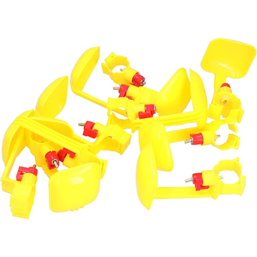 10 pieces chicken nipple drinker automatic with cups 20ml for G3/4 water pipe 2