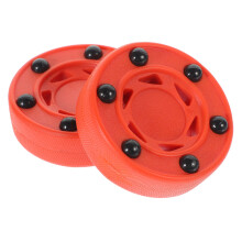 Puck Sports Equipment Street Hockey Stick for Ball Roller Hockey Training Red Pack of 2 Ref: 8145