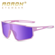 (1011 purple frame purple film) Polarized cycling sunglasses Teenager sunglasses