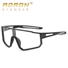 (1011 black frame color change film) Polarized cycling sunglasses Teenager sunglasses