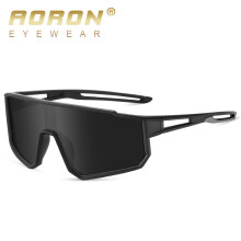 (1011 black frame black gray piece) Polarized cycling sunglasses Teenager sunglasses