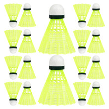 24 pieces plastic badminton accessories badminton individual badminton student badminton outdoor badminton nylon plastic yellow