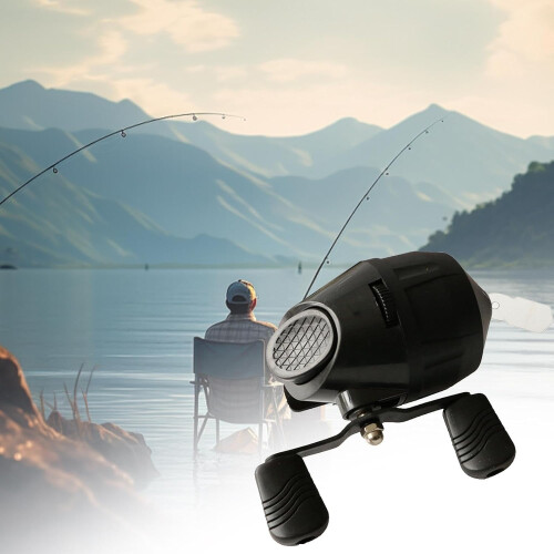 fishing reel, Pisces Fortress 10S, red, black, blue, inner exit, Black 1