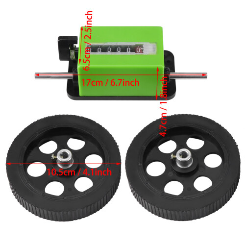 Green Mechanical Length Counter-1pc Rolling Wheel Meter 2