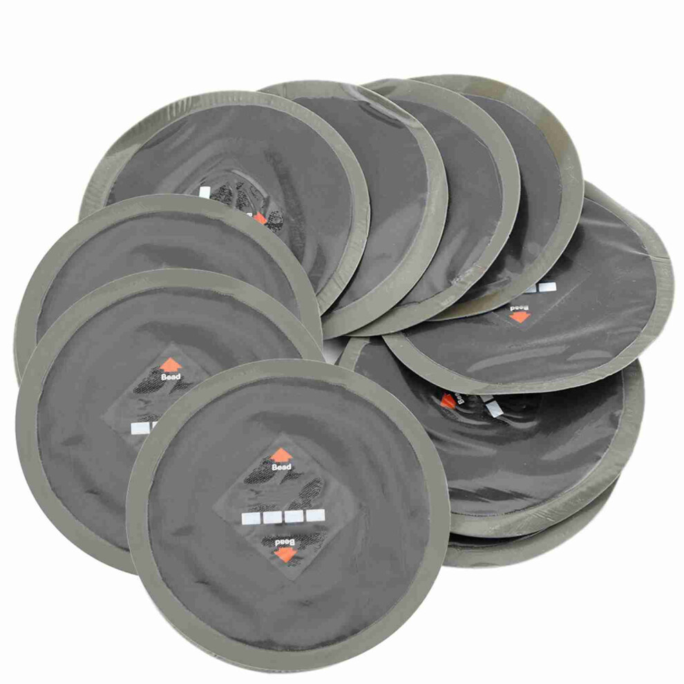 90Mm Natural Rubber Tubeless Tire Repair Patches-10 Packs 9394200242256