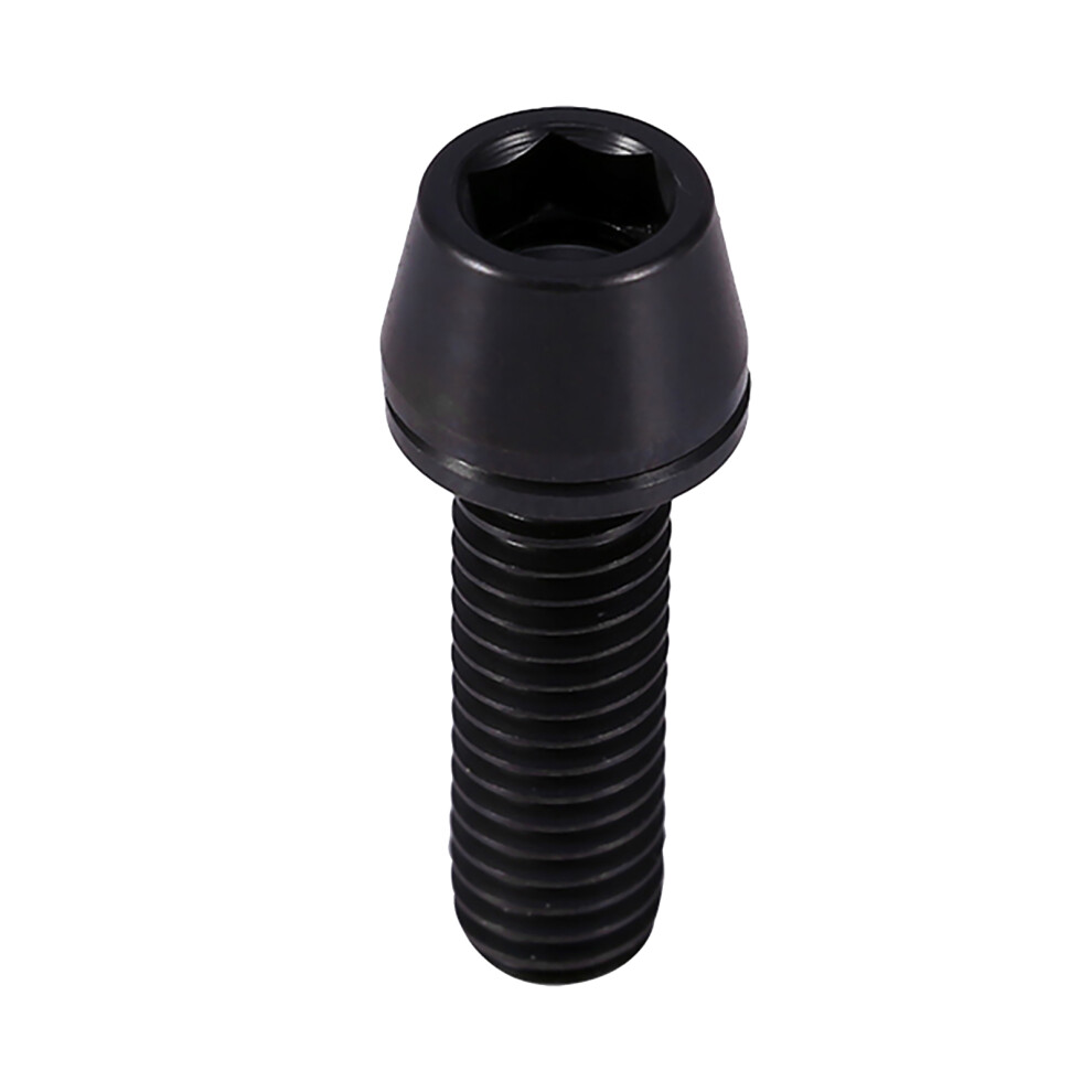 Lightweight Black Titanium Tapered Screws With Washers For Bikes 9394200244182