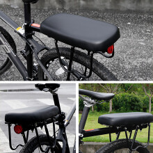 Comfortable PU Leather Bike Backseat Cushion for Kids
