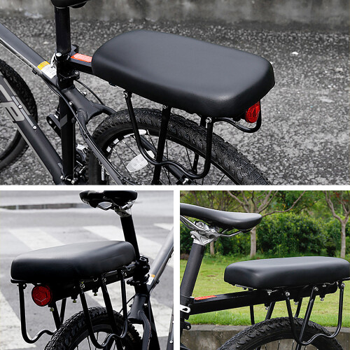 Comfortable PU Leather Bike Backseat Cushion for Kids