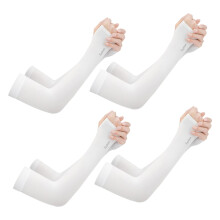 Ice Silk Arm Sleeves And Women Cooling Outdoor Sleeves With Thumb Hole Ideal For Cycling Summer Activities