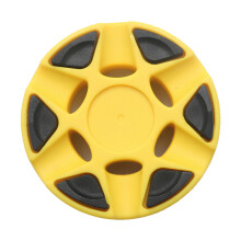 Indoor Hockey Puck, Floor Hockey Pucks with Smooth Appearance, Professional Stable Ice Hockey Equipment, Puck Training Yellow