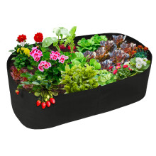 Black Breathable Garden Grow Bag Vegetable Bag Balcony Backyard Garden