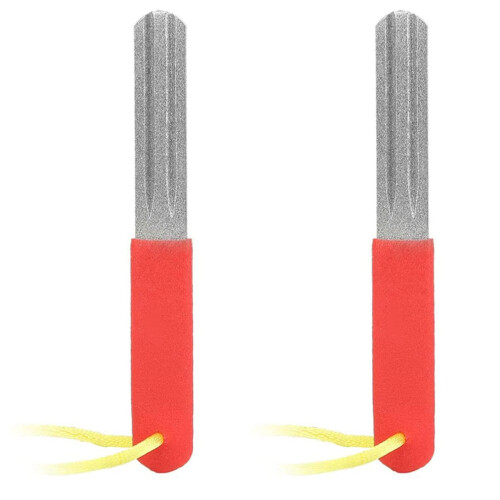 2 x hook sharpening stone, doublesided, grit 400/800, rhinestone hook sharpening file