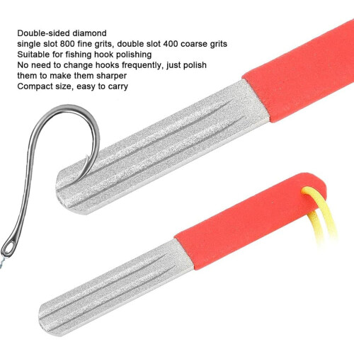 2 x hook sharpening stone, doublesided, grit 400/800, rhinestone hook sharpening file 1