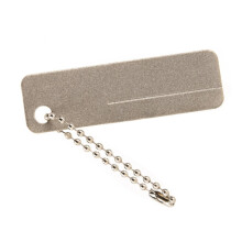 Diamond sharpening stone Mini fingernail grinding stone For sharpening knives Fishing hooks grinding stone For outdoor Color Silver