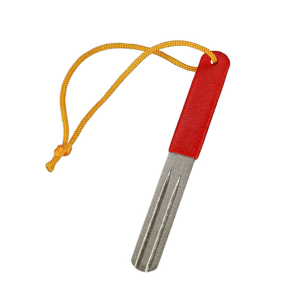 Essential Fishing Tackle 1Piece Doublesided Hook Sharpener With Rhinestone File For Fine Coarse Grinding As Shown 101.1Cm 6276012766249