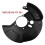 For Mitsubishi Pajero Front Brake Disc Cover Right, MR249346 2