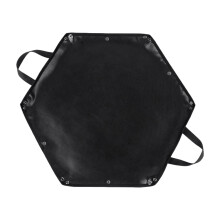 Hexagonal Fire Pit With Clothes Ears, Foldable FirewoodBag BBQ Grill EmberShield Outdoor