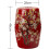Decorative Garden Stool, Chinese Drum Stool for Home, Ceramic Stool, Round, Vintage, Yellow 2