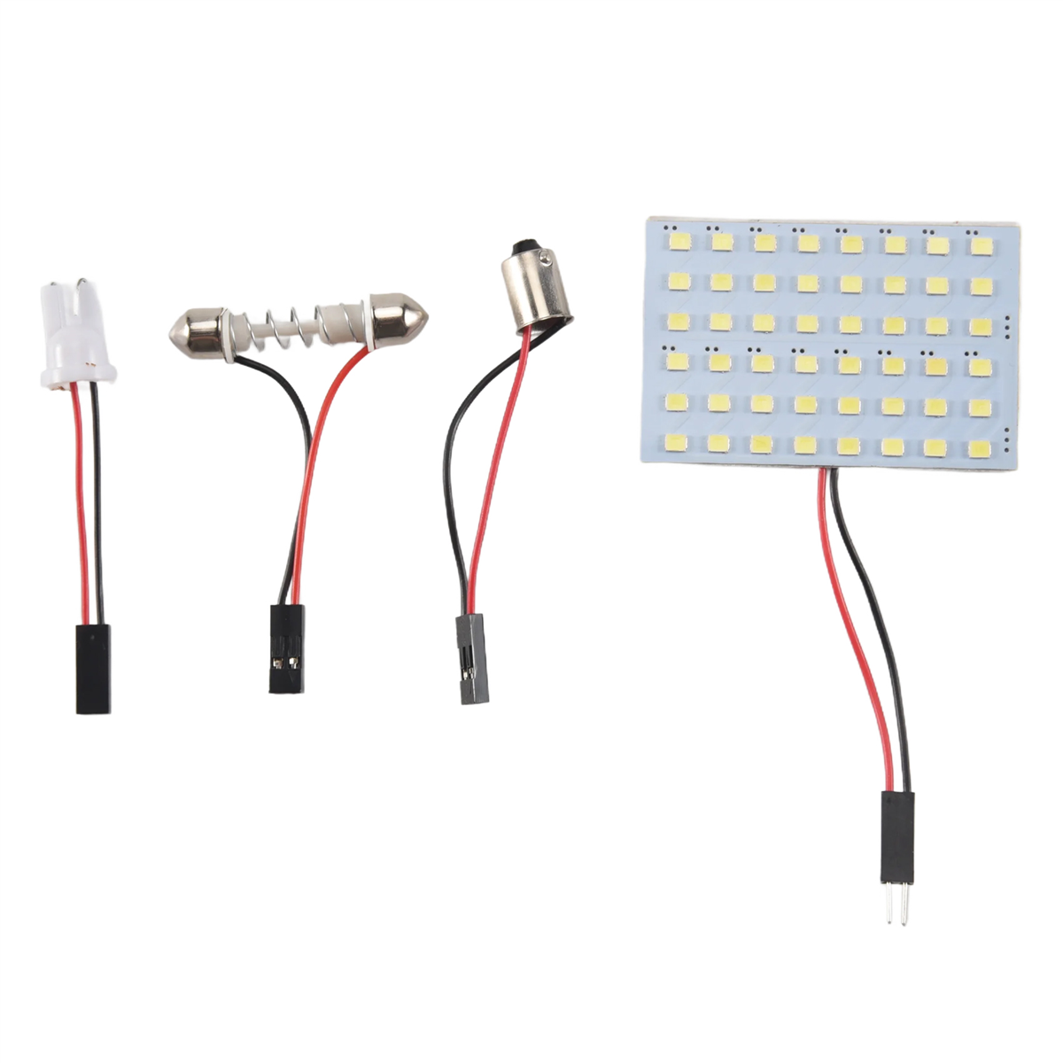 Lot De 10 Ampoules LED Intérieur Voiture 12V 36mm | 3 SMD 5050, Blanc, Pour Plafonnier, Coffre, Plaque D'immatriculation
