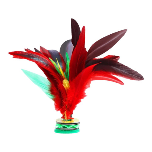 Jianzi Shuttlecock, Colourful Feather Kick Shuttle, Stable Base, 4Pack for Kids Adults