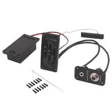 Elektrische viool pickup piezo voorversterker accessoire met actief toonsysteem messing