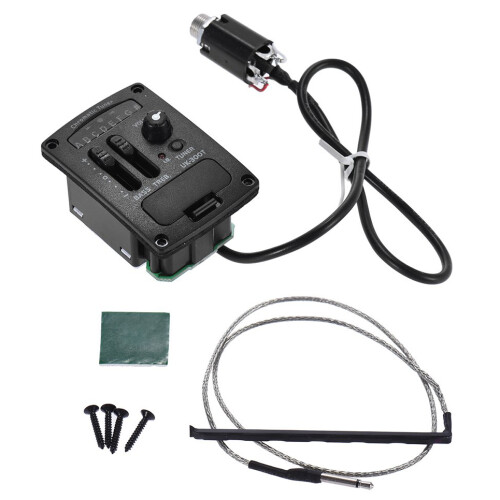 Uk-300T Ukulele Piezo Pickup Preamp 2-Band Equalizer Ukelele Piezo Tuner System