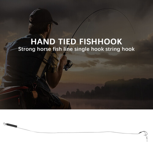 30 X Hair Rigs Barbless Μέγεθος 6 8 10 Εξαρτήματα ψαρέματος κυπρίνου 12lb πλεξούδα 2