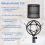 Microphone Shock Mount with Filter Windscreen Suspension Holder Clip 10