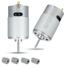 Motor eléctrico de 24 V y 40 000 RPM, 2 piezas, RS555 de alta velocidad, para niños, juguetes, coches, accesorios.