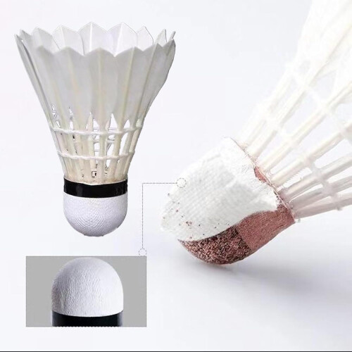 Shuttlecocks, HighSpeed Badminton, Geese Feather, Outdoor, 12Pack 1