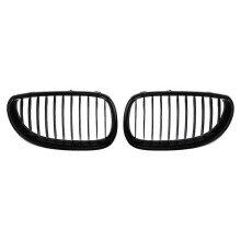 Front Kidney Grilles for BMW E60 E61 5 Series 2003-2009(Gloss Black )