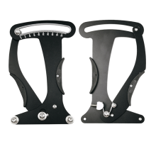 Fietsspaakspanningsmeter, handbediende handmatige meetinstrument, fietswielcontrole, kalibratie- en reparatietool, zwart