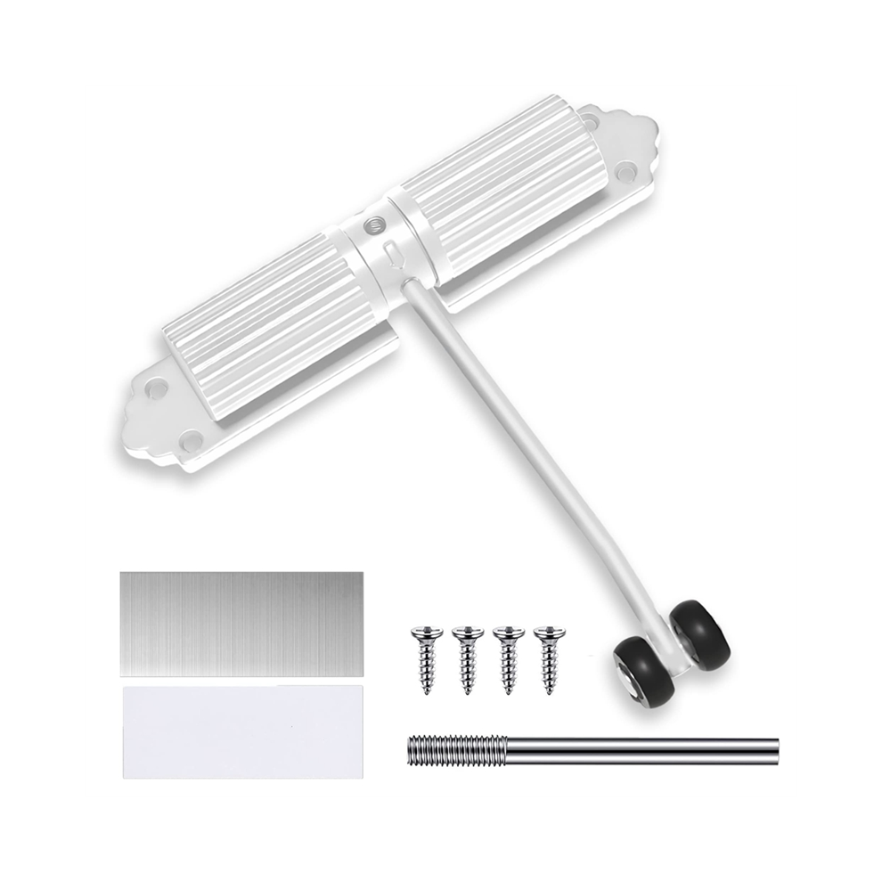 Automatic Door Closer Interior Door, Spring-Loaded No Drilling, Adjustable 4851051631271